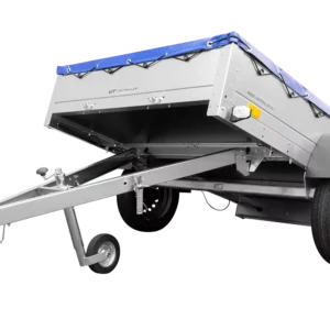 Garden Trailer 201 KIPP mit Flachplane, Stützrad und Planenträgern-Neu