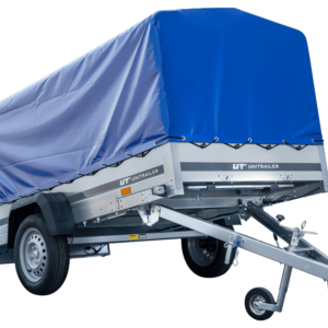 Langer PKW-Anhänger Garden Trailer 264 KIPP mit Hochplane, Spriegel und Stützrad-Neu