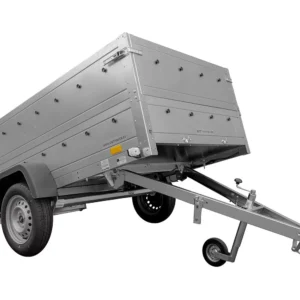 Pkw Anhänger Kipper 230×125 Garden Trailer 230 KIPP Unitrailer 750 kg mit Stützrad und zusätzlichen Bordwänden-Neu